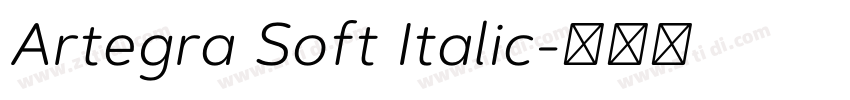 Artegra Soft Italic字体转换 Artegra Soft Italic字体转换
